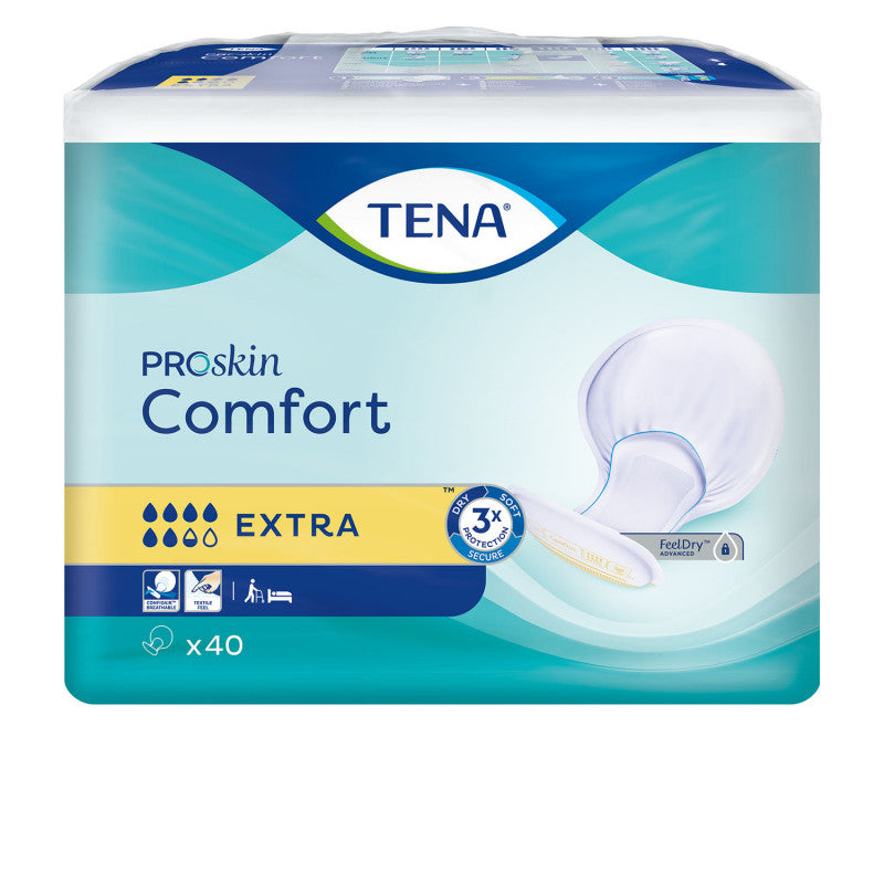 TENA Comfort Extra Incontinence Pads Pack 80 Pads