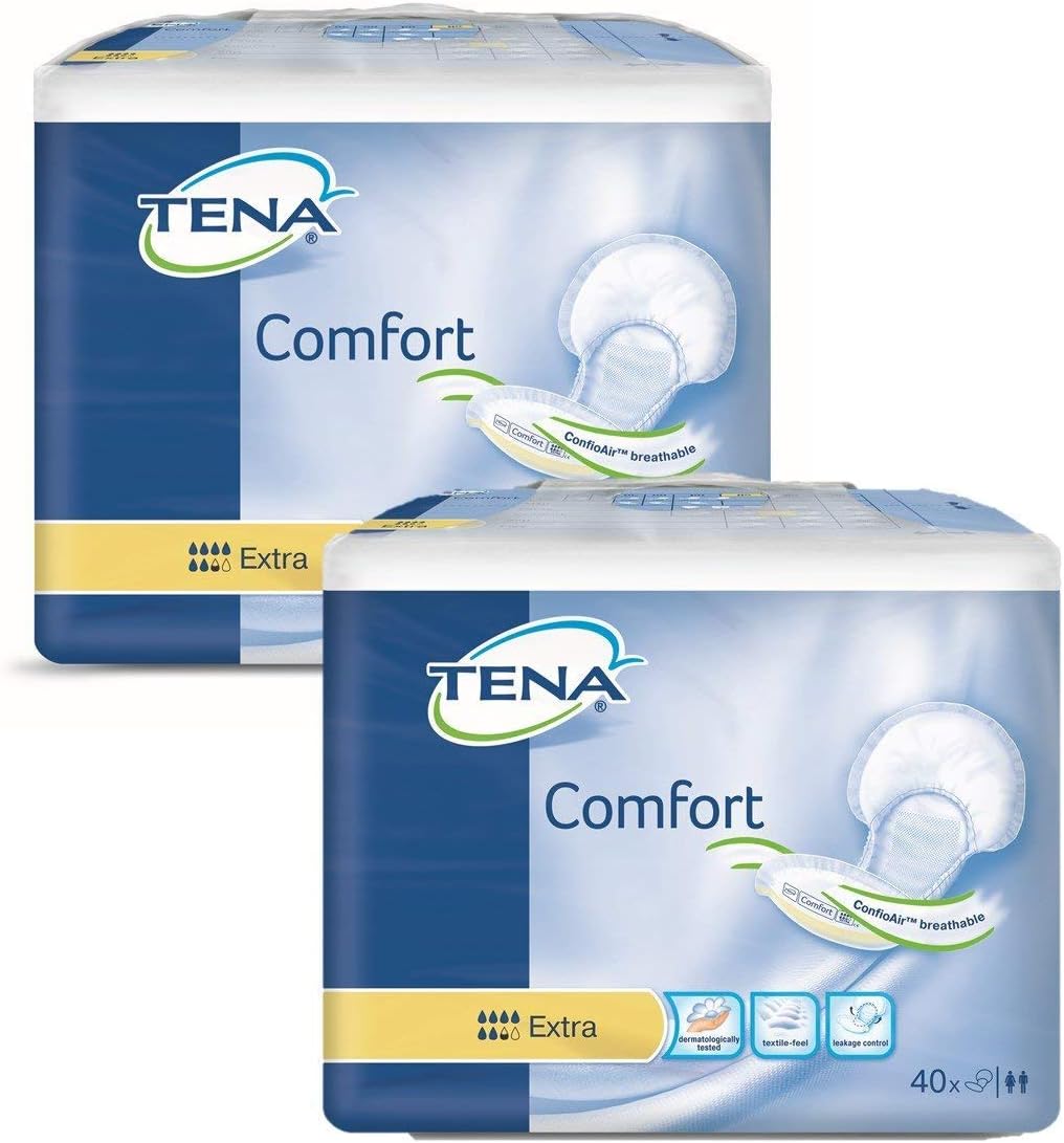 TENA Comfort Extra Incontinence Pads Pack 80 Pads