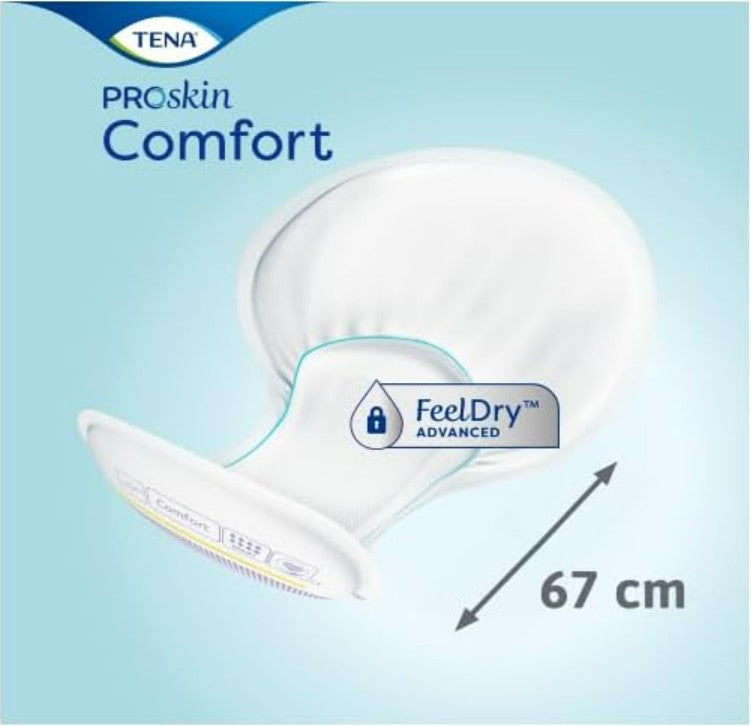 TENA Proskin Comfort Absorbent Protection Maxi 2 packs of 34 units