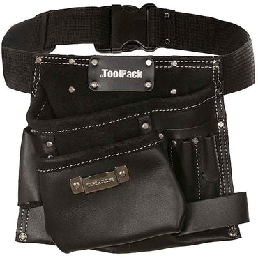 ToolPack Tool Belt Industrial Leather Heavy Duty Work Belt for Tools - Afanaya