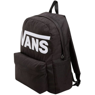 Vans Old Skool Drop V Backpack– Black | Classic Streetwear Everyday Bag - Afanaya
