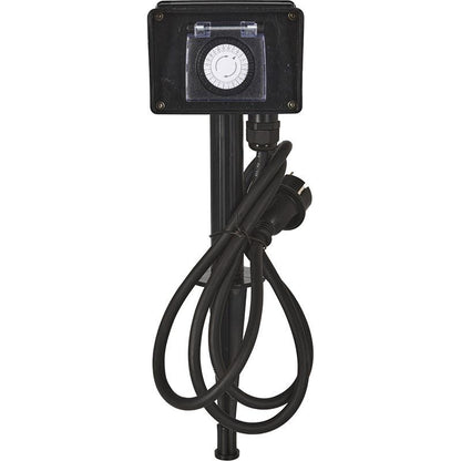 Fxcontrol Tuincontactdoos 2-Voudig Met Timer