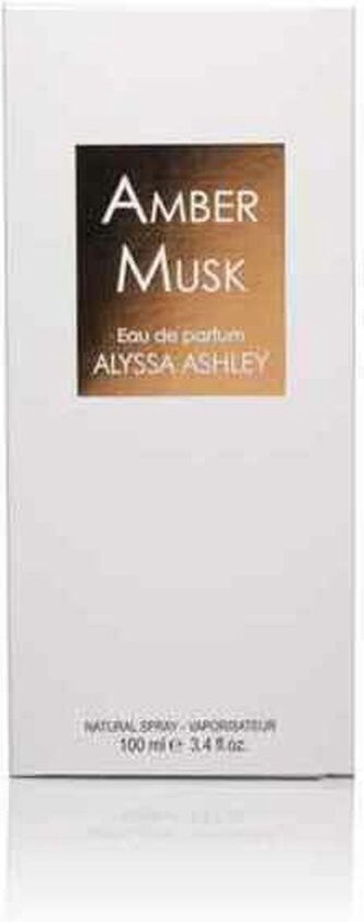 Alyssa Ashley Amber Musk Eau de Parfum Spray – Vaporisateur Femme 100ml