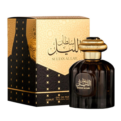 Al Wataniah Sultan Al Lail Eau de Parfum Spray 100ml – Parfum pour Homme &amp; Femme