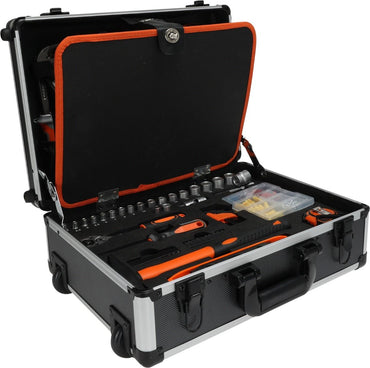 Fx Tools  88-Delige Gereedschapskoffer - Trolley - De Meeste Gebruikte Handgereedschappen In 1 Set