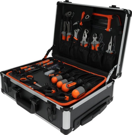 Fx Tools  88-Delige Gereedschapskoffer - Trolley - De Meeste Gebruikte Handgereedschappen In 1 Set