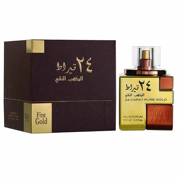 LATTAFA 24 CARAT PURE GOLD EAU DE PARFUM SPRAY 100ML - Afanaya