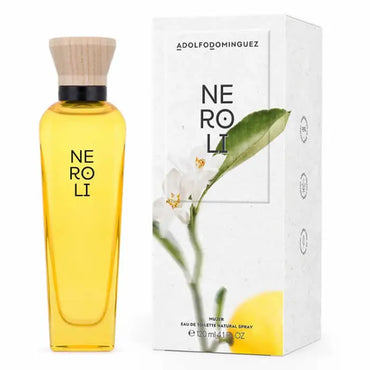 "Adolfo Dominguez Neroli Woman Eau de Toilette Spray 120ml Fresh Citrus Floral Perfume for Women