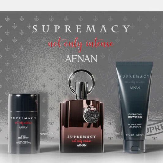 Afnan Supremacy Not Only Intense Coffret Eau de Parfum 100 ml + Gel de Bain 100 ml Déodorant Stick 75 ml