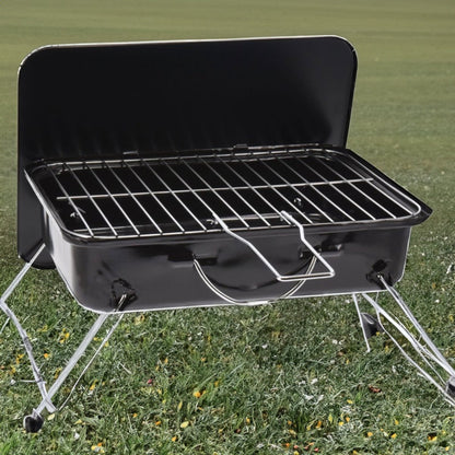 Portable Table Barbecue Compact 35x25 cm Grill for Outdoor Cooking