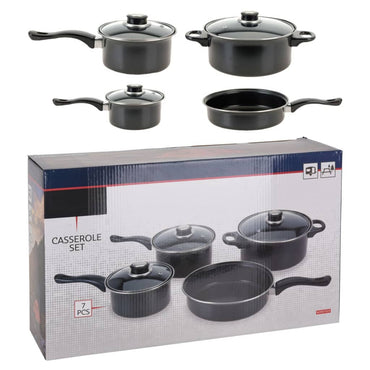 Outdoor Camping Pan Set 4-Piece Lightweight Cookware Kit for Hiking & Travel