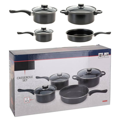 Outdoor Camping Pan Set 4-Piece Lightweight Cookware Kit for Hiking & Travel