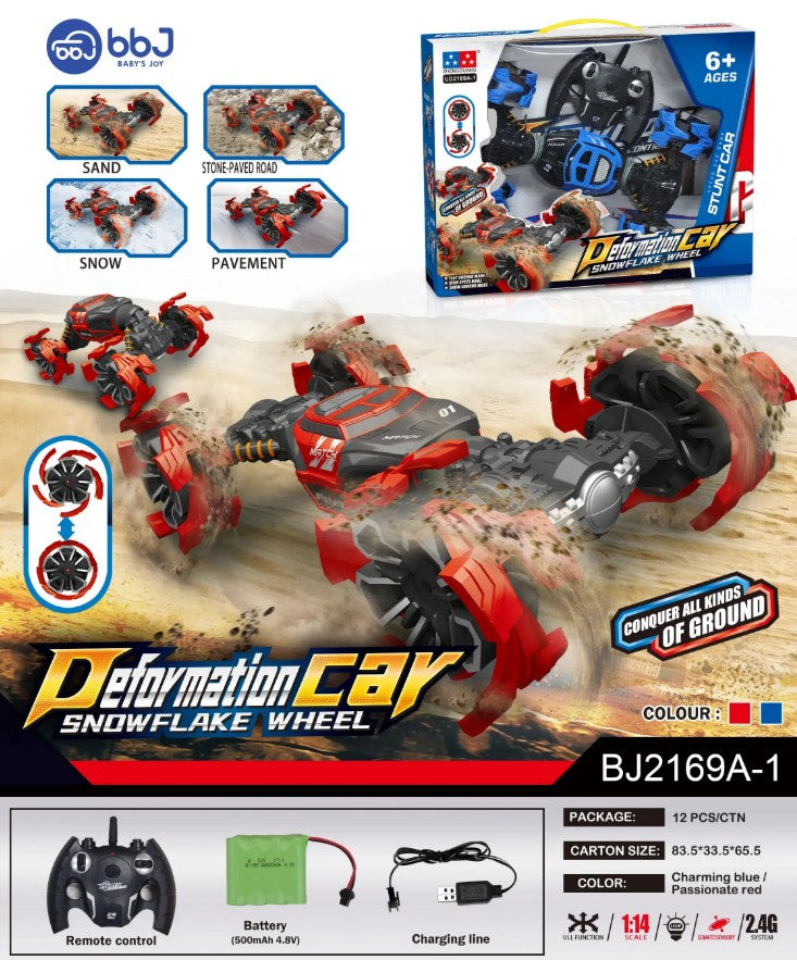 Remote Control Car 4x4 RC Drift 360° Rotation Gift Toy for Kids 6-12 Years