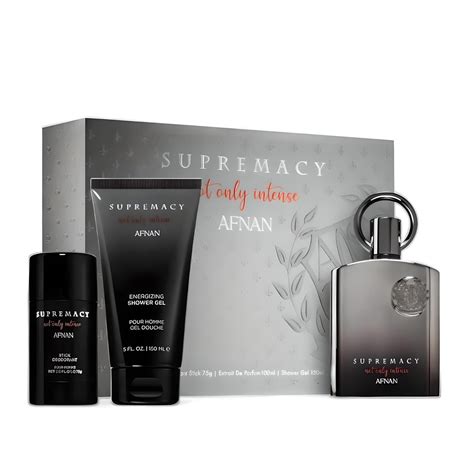 Afnan Supremacy Not Only Intense Gift Set – Eau de Parfum 100 ml + Shower Gel + Deodorant
