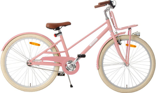 AMIGO Urban 26" Girls Bike Salmon Pink Kids Bicycle with Aluminum Frame & Coaster Brake - Afanaya