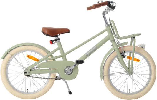 AMIGO Urban Girls’ Bike 18″ Aluminium Frame with Back - Pedal Coaster Brake - Afanaya