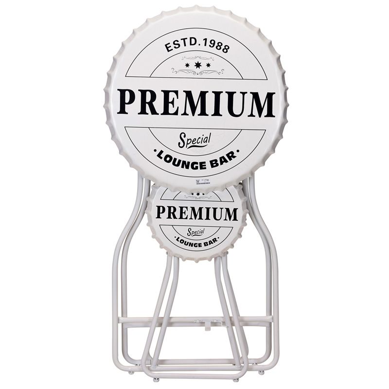 Bartafel Met 2 Stoelen - Wit - Afanaya