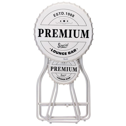 Bartafel Met 2 Stoelen - Wit - Afanaya