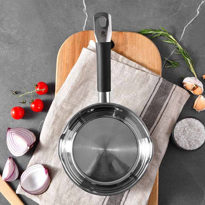 Bergner Masterpro Sauspan - Steelpan - Ø16 Cm - 1.3L - Afanaya