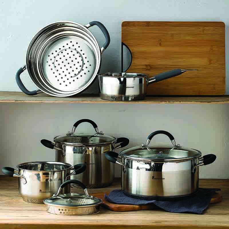 Bergner Masterpro Sauspan - Steelpan - Ø16 Cm - 1.3L - Afanaya