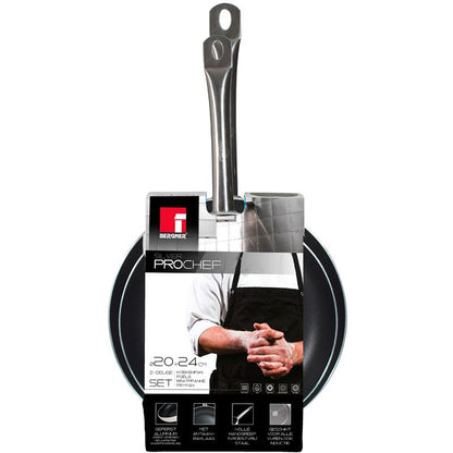 Bergner Prochef Platinum Koekenpannenset - 2 - Delig - Afanaya