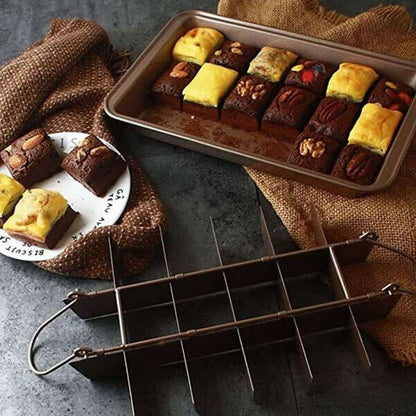 CakeyBakey Non - Stick Cake Baking pan with dividers - Afanaya