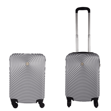 Ceruzo Cabin - Size Suitcase Lightweight 51.5 cm Hand Luggage – Grey - Afanaya