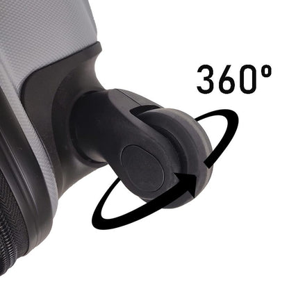 Ceruzo Handbagage Koffer - 51.5 Cm - Zwart - Afanaya