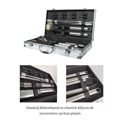 Ceruzo Luxury BBQ Tools Set – Premium Barbecue Accessories Kit for Outdoor Grilling - Afanaya