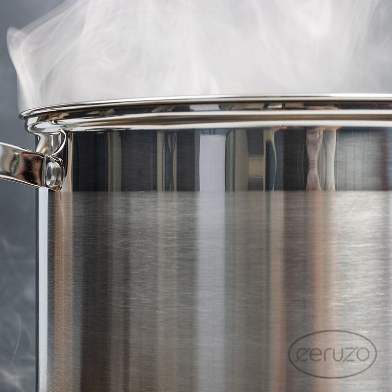 Ceruzo Rvs Soeppan - 12 Liter - Ø28 Cm - Afanaya