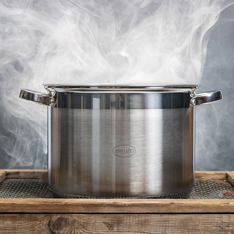 Ceruzo Rvs Soeppan - 12 Liter - Ø28 Cm - Afanaya