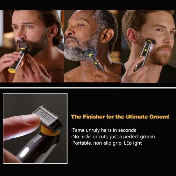 Electric shaver Men's Beard Trimmer Professional Hair Trimmer - Afanaya