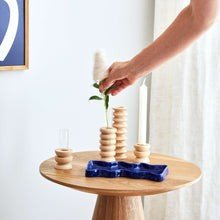 Elegant Medium Totem Wooden Vase - Afanaya