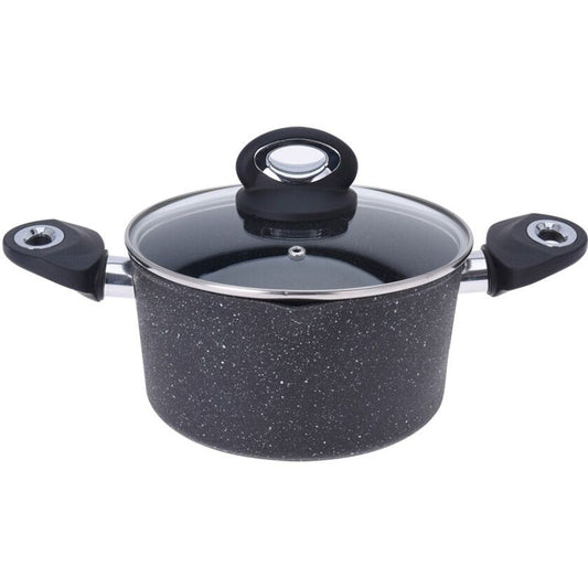 Excellent Houseware Braadpan Met Deksel - Ø20Cm - Gesmeed Aluminium - Afanaya
