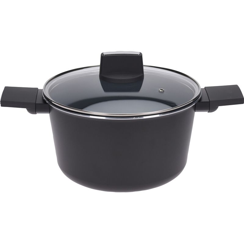 Excellent Houseware Braadpan Met Deksel - Ø24Cm - Aluminium - Afanaya