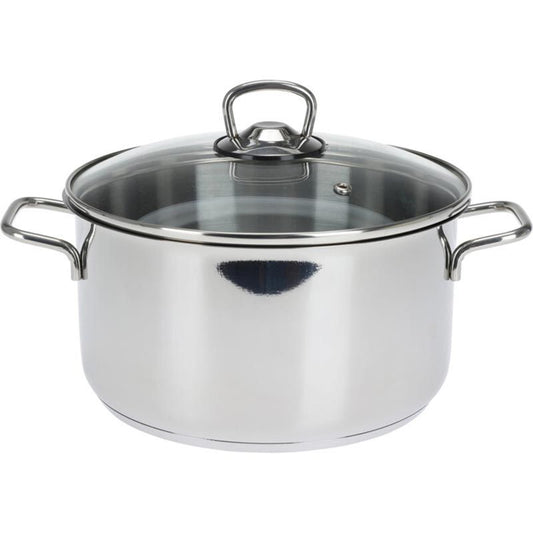 Excellent Houseware Kookpan - 22 Cm - 4.5 Liter - Rvs - Met Deksel - Afanaya