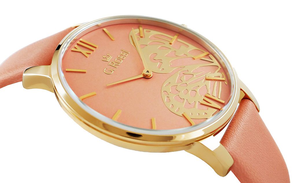 G. Rossi 12177A5 - 5E2 Women’s Watch Elegant Rose Gold Stainless Steel with Original Box - Afanaya