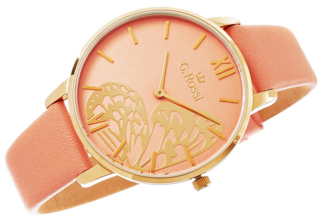 G. Rossi 12177A5 - 5E2 Women’s Watch Elegant Rose Gold Stainless Steel with Original Box - Afanaya
