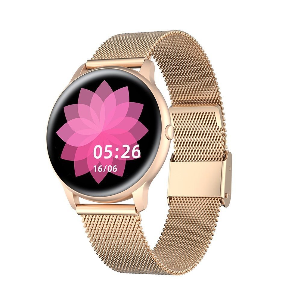 G. Rossi Women’s Smartwatch SW015 - 4 Rose Gold Fitness Tracker Heart Rate & Notifications - Afanaya
