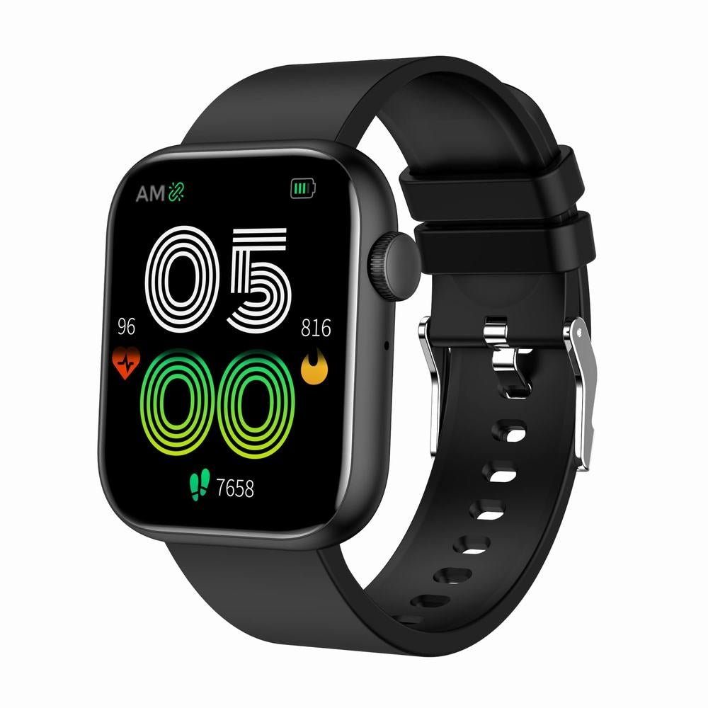 Gravity GT3 - 3 Smartwatch – 1.85” Full Touch Display Bluetooth Call Fitness & Health Tracking – Black - Afanaya