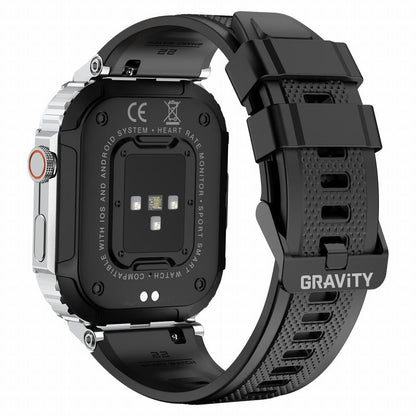 Gravity GT6 - 5 Smartwatch 1.32" HD Display Fitness Tracker with Heart Rate Sleep Monitor - Afanaya