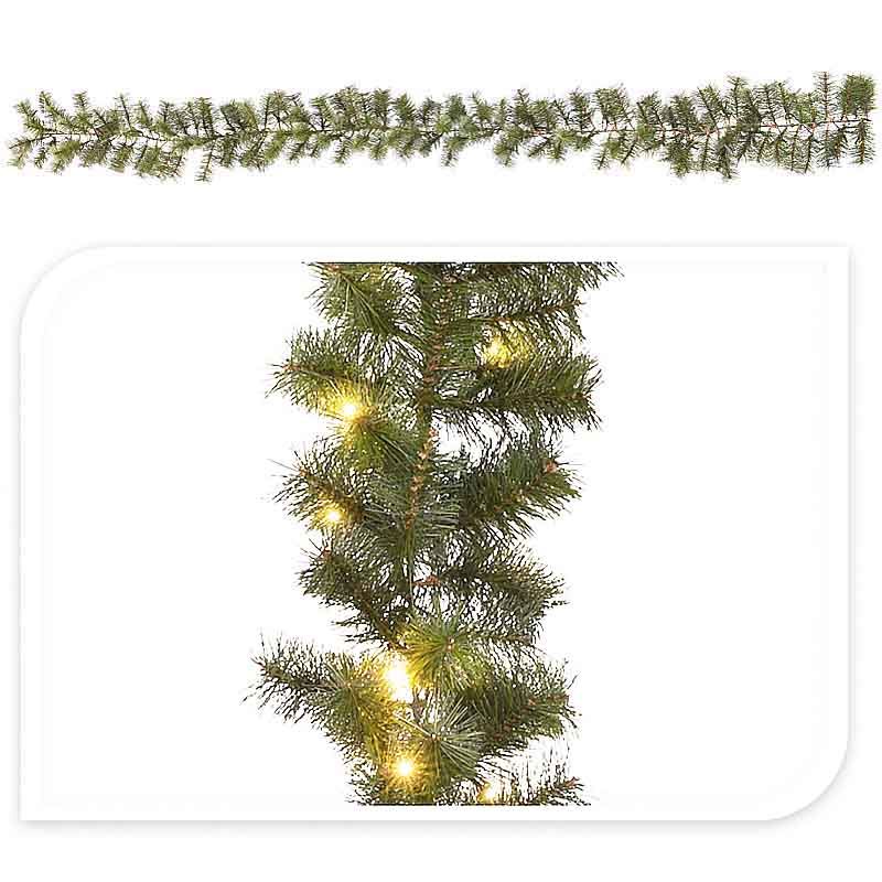 Guirlande 270Cm - 150 Takjes - 50Led - Met Timer - Afanaya