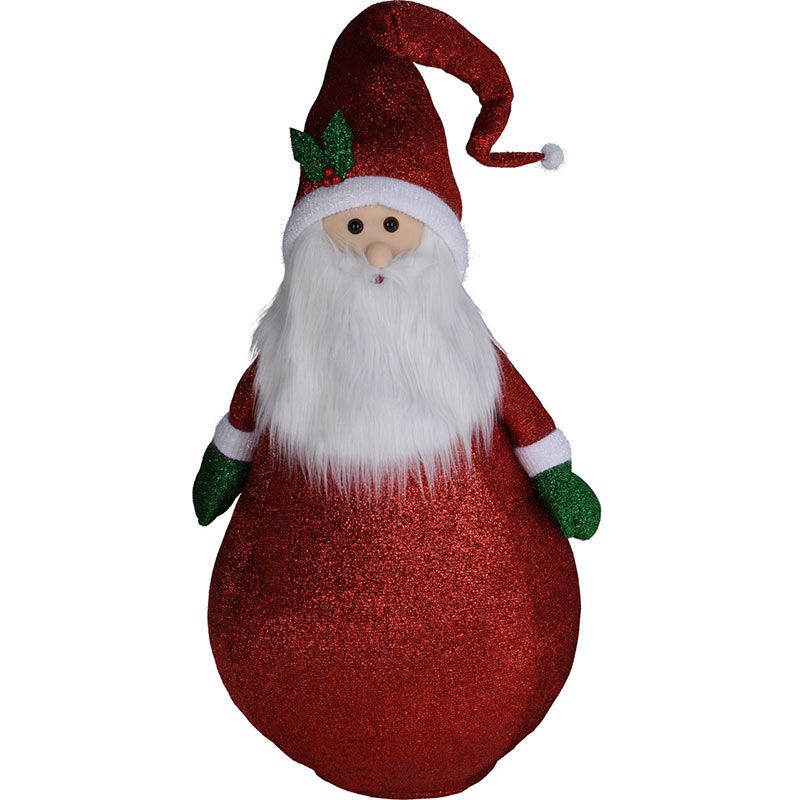 Happy Santa Xxl - 120Cm - Met Led Lampjes - Met Timer - Geschikt Voor Buiten - Afanaya