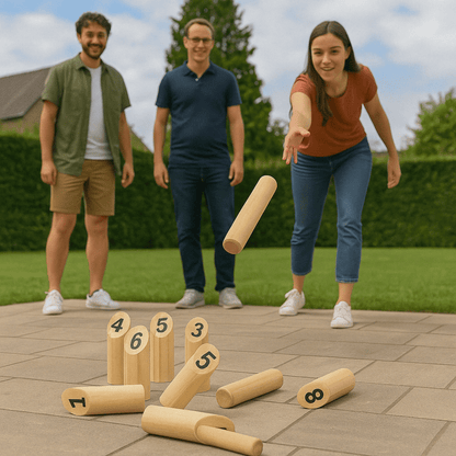 Houten Pinspel 13 - Delig - Afanaya