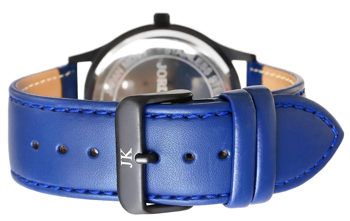 Jordan Kerr L1026 - 3 Men’s Watch – Quartz with Blue Dial - Afanaya