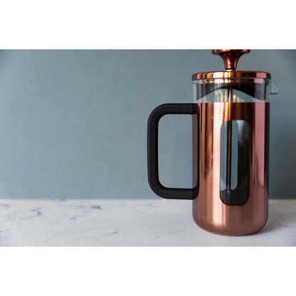 La Cafetière Pisa Coffee Maker Stainless Steel Coffee Machine 1 Liter Copper - Afanaya