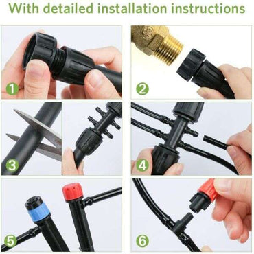 Laster Large set for Irrigation System for Garden Lawn - Afanaya