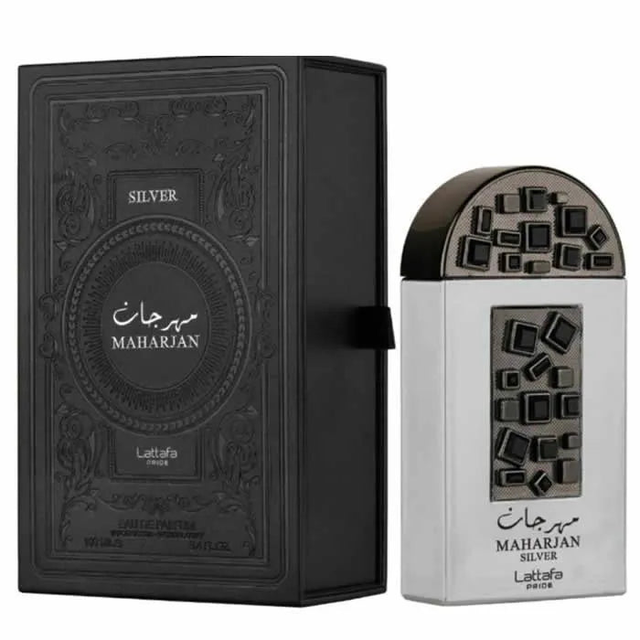 LATTAFA PRIDE MAHARJAN SILVER EAU DE PARFUM SPRAY 100ML - Afanaya