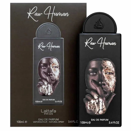 LATTAFA PRIDE RAW HUMAN EAU DE PARFUM SPRAY 100ML - Afanaya