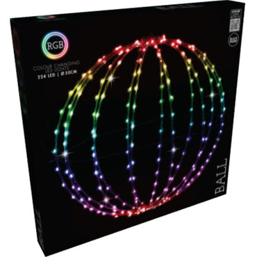 Lichtbol - Kerstverlichting - 50 Cm - Rgb Licht - 224 Led - Colour Changing - Afanaya